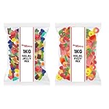 2Kg Halal Fizzy & Jelly Sweet Assortment | TikTok Inspired Bulk Candy Box | Chewy Gummy Sweets for Parties & Events