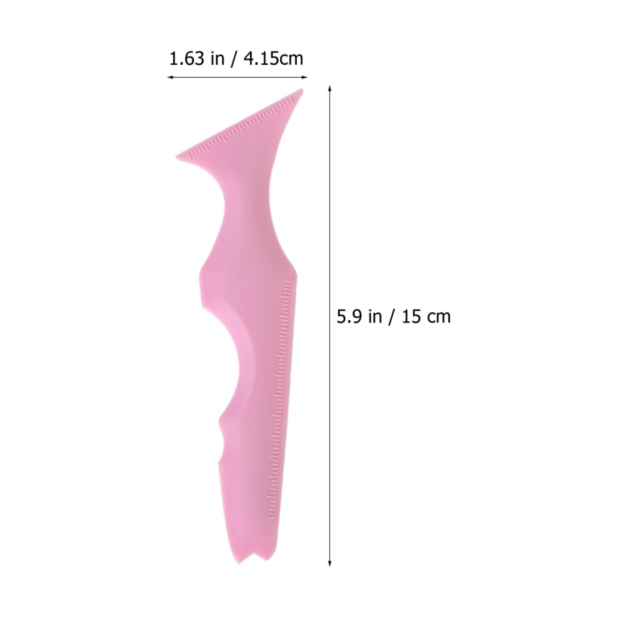 minkissy 2 Set Di Modelli Di Guida Per Eyeliner in Silicone Per Truccatori Stencil Per Sopracciglia Applicatori Per Eyeliner 3 Pezzi*2