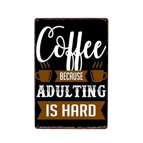 Coffee Metal Tin Sign Retro Vintage Plaque