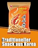 Nong Shim Shrimp Cracker – Knusprige Krabbencracker - koreanische Knabberei für jeden Tag – 1 x 75g