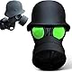 Lustige Gasmaske,Abdeckkappe für Anhängerkupplung,Helm, Anhängerkupplung, Anhänger, Nabenlager, Staubkappen, Schutzkappe für Anhängerkupplung, Universal-Steckerkappen für Deichselanhänger