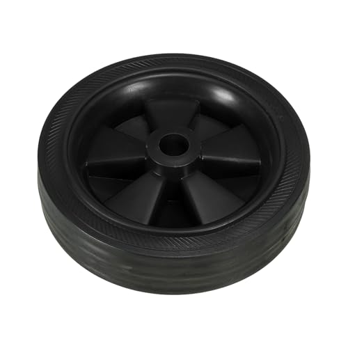 PATIKIL 4,5 Luftkompressor-Räder, universelle Ersatzteile für Luftkompressor-Räder mit 0,5 Durchmesser für einfache Mobilität, Schwarz