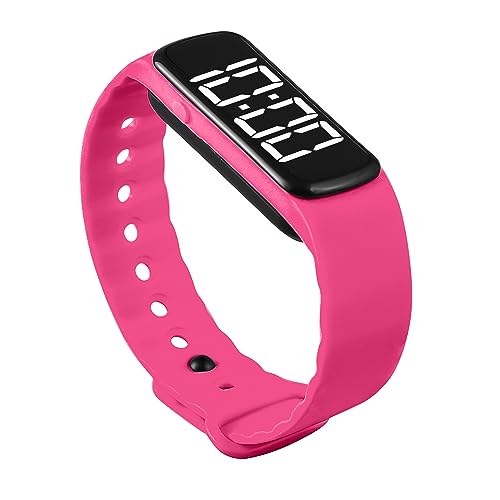 Sensory Wrist Timer For Kids, Teachers, Students, Simple Reminder Watch With Silent Alarm Clock Wristband, Classroom Countdown (Pink) #TOP29