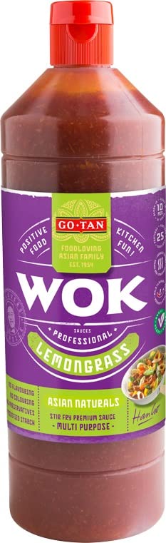 Go-Tan, Salsa Lemongrass, Salsa Tailandesa Picante, Condimento para Wok, Sabor limónúmero Picante...