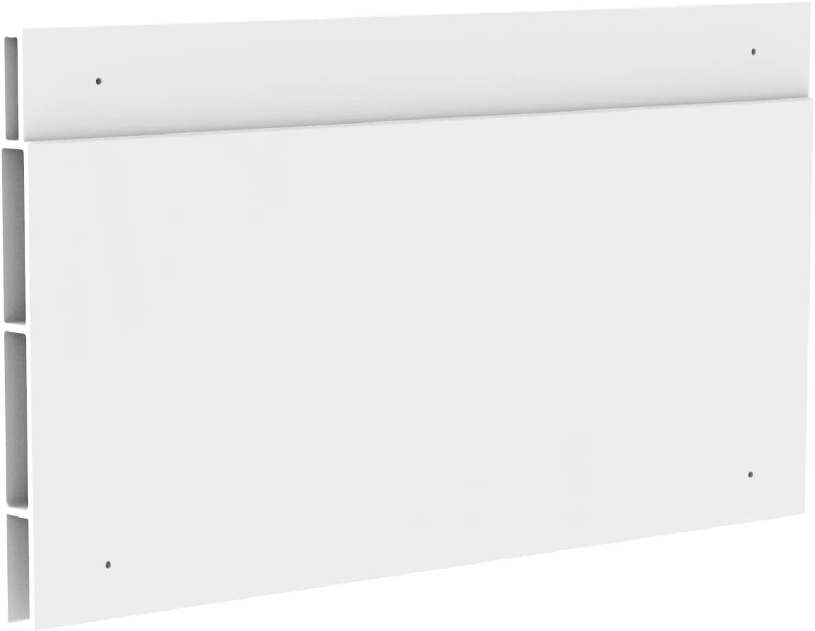 Hakuna Pets Patio Pet Door 3.9” Height Extension, Fits Screen Insert Panel for Medium Doors, White