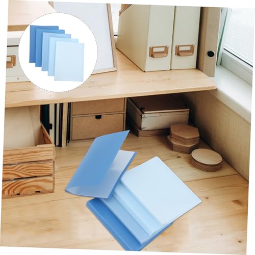 Porte-documents A4 PP bleu DOITOOL 5 pièces avec poches multiples - 4