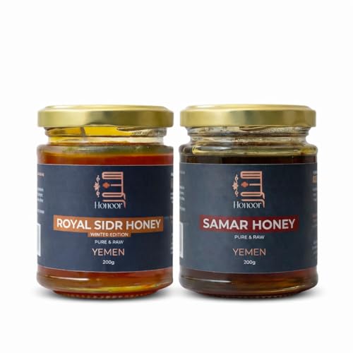 Miel pura y cruda Yemeni Royal Sidr y Samar 2x200g miniatura 1