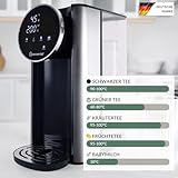 Sommertal HW400 Heißwasserspender 4L XXL – Energiesparender Wasserspender & Heißgetränkespender mit Temperatureinstellung, sofort heißes Wasser in Sekunden, ideal für Tee, Babynahrung & Büro