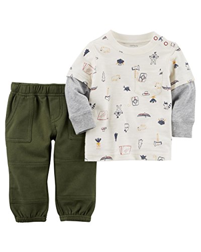 Vêtement camping bébé Carter's ensemble de nuit et journée en French Terry pour automne