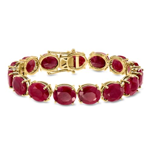 Ross-Simons 70.00 ct. t.w. Ruby Bracelet...
