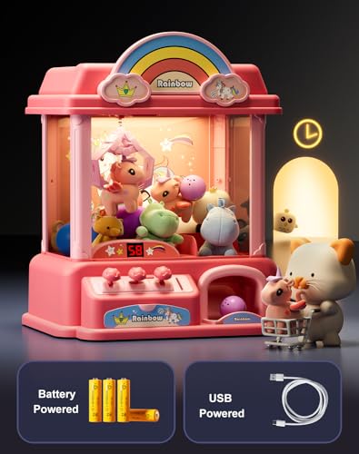 Claw Machine Toy for Kids and Adults with Mini Prizes | Ideal Birthday Gift for Ages 6-13