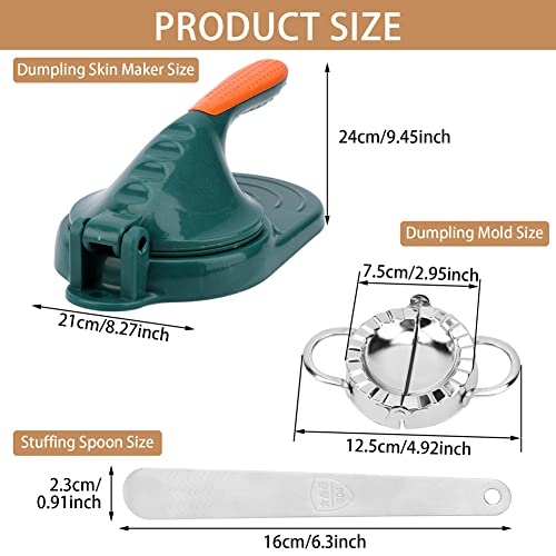 Dumpling Skin Maker Dumpling Maker Manual Tortilla Maker Press Corn Tortillas Sugar Pancakes Dumpling Skin Dough Presser Dumpling Wrapper Presser Kitchen Gadgets Dark Green #TOP4