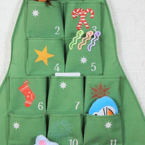 Calendrier de l'Avent en tissu pour collectionneur à offrir pour Noël - 6