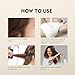 gowwim Hair Straightener Cream,Keratin Hair Treatment Straightening,Smooths Frizz, Curly Hair Becomes Straight in 5mins,Used With Hair Straightener,3.38Oz(100g）, White