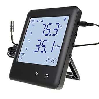 TFA Dostmann Weather Hub Observer Web Monitoring System con sonda di Temperatura, Bianco