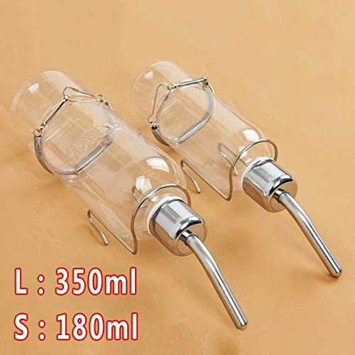 Piccolo abbeveratoio per gabbia di animali, Durevole bevitore di criceti Piccolo portabottiglie for animali domestici Scoiattolo Criceto Coniglio Mangiatoia for alimenti Simpatica bottiglia d'acqua fo