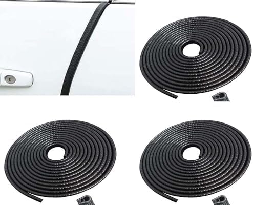 MYFAMIREA 13Ft (4M) Car Door Edge Guards U Shape Trim Rubber 13FT MYFAMIREA 13Ft (4M) Car Door Edge Guards U Shape Trim Rubber 13FT