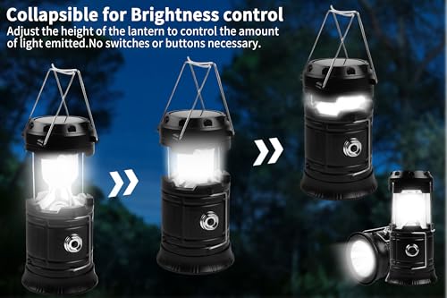 KunHe 24-Pack 1800mAh Collapsible Portable LED Camping Lantern Lightweight Waterproof USB Rechargeable LED Flashlight Kits for Indoor Outdoor Home Emergency Light Power Hiking by KunHe - Image 4
