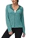 Rdruko Laufjacke Damen Leicht mit Daumenloch Sportjacke Atmungsaktiv Trainingsjacke für Running Wandern Outdoor Surfen mit Taschen (Hellgrün, L)