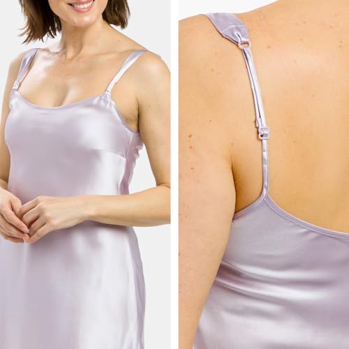 Fishers Finery Women's 100% Pure Mulberry Silk Chemise; Nightgown4