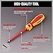 1000V Insulated Electrician Screwdriver Set - 13-Piece Professional Electrical Screwdriver Set Insulation Handle CRV Steel Magnetic Phillips Slotted Pozi Torx Tips VDE & GS Certified
