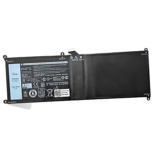 �݊� 7VKV9 �o�b�e���[ �K�pfor XPS 12 2in1 9250 Latitude E7275 | 7VKV9 30Wh/4020mAh XPS 12 2in1 9250 Latitude E7275