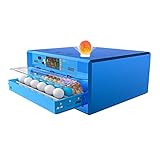 Espacio ajustable: Equipado con un marco de rollo de 360 ​​°, los engranajes son independientes entre sí, y el espaciado de la incubadora se puede ajustar de acuerdo con los diferentes huevos: grandes Espacia, espacio medio y espacio pequeño.
