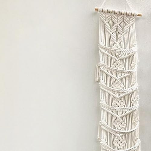 Porte-chapeau pour mur artisanal en macramé durable - 6