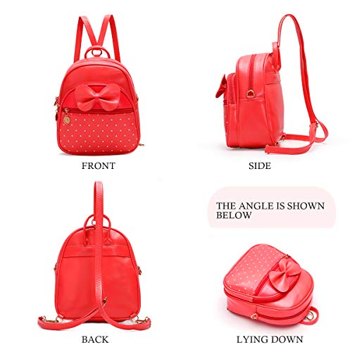 Image of KL928 Handbag For Women And Girls | Ladies Purse Faux Leather Satchel Bag | Woman Gifts | Wedding Gifts For Women | Women 3 Compartments Bag (rWine) (Red-01)