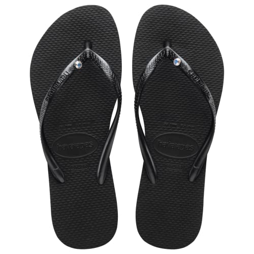 Havaianas Women's Slim Crystal Flip Flops