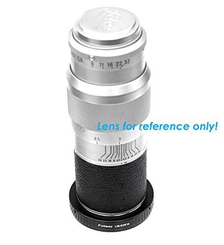 Fotasy Leica M39 Lens To Canon Ef-M Mount Adapter, L39 39Mm Ltm Lense Efm Eos M Adapter, Compatible With Canon Ef M Mount Mirrorless Cameras Eos M M1 M2 M3 M5 M6 M6 Mark Ii M10 M50 M100 M200 #TOP3