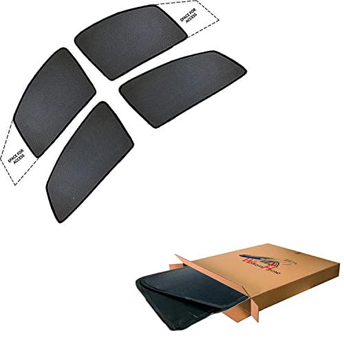 Image of WolkomHome Car Accessories Fix Curtain Window Shades Half Curtains Sunshade for Slavia