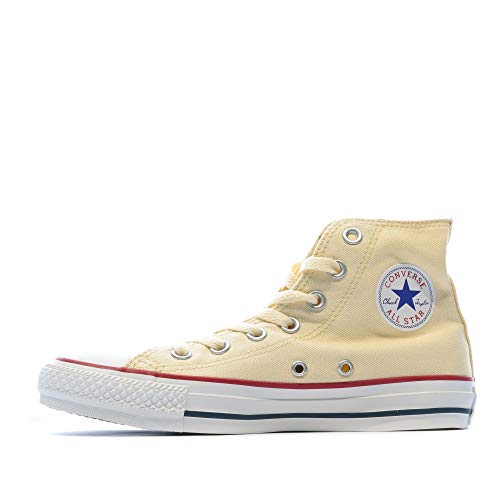 Image of Converse Unisex Chuck Taylor All Star Hi-top Shoes Unbleached White 3.5 D(M) US