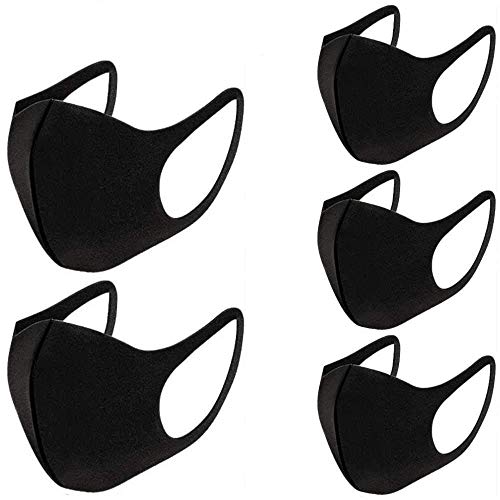 5 Black Face Masks