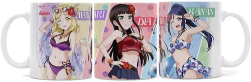 Love Live! Sunshine!! Aquors Kanan Dia Mari Character Coffee Tea Mug Cup Collection Anime Girls Art