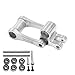 Levigo 7075 Aluminum Alloy Rear Shock Absorber Knuckle & Pull Rod Compatible with LOSI-1/4 PROMOTO-MX, RC Upgrade Parts, Silver
