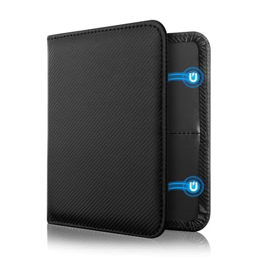 CoBak Funda de registro de coche y soporte de seguro – Cierre magnético organizador de coche para la guantera, bolsillo para accesorios para documentos importantes, libro de coche, Carbonf Negro