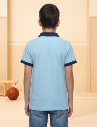 Image of Amazon Brand - Symbol Boy's Color Block Regular Fit Polo Shirt