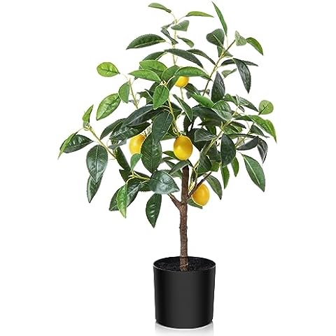 CROSOFMI 60 cm Tall Artificial Lemon Tree Cover