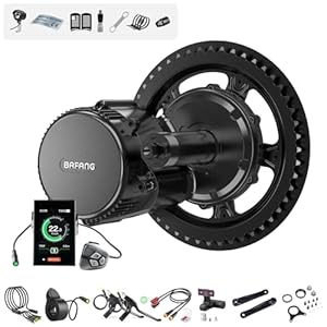 BAFANG Middenmotor 250W 48V BBS01B E-bike Conversiekit – Transformeer je rit met C18 Display en G340 Motor, geschikt voor BB68mm Mountainbike, Racefiets, Woon-werkfiets, DIY eBike Kit