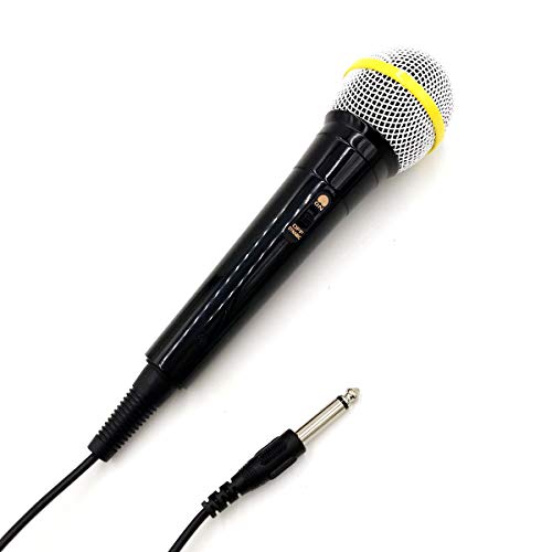 IndeCool Kids Wired Dynamic Karaoke Microphone, Professional Handheld Microphone Compatible with Kids Karaoke