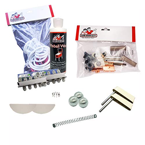 Game Room Guys White Premium Maintenance Kit Compatible with 1981 Stern Iron Maiden Pinball Machine