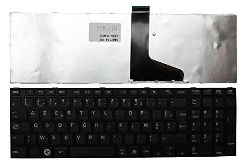 Clavier PC portable Toshiba L850-ST3NX2 Français AZERTY Noir Keyboards4Laptops