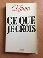 Ce que je crois 2246282918 Book Cover