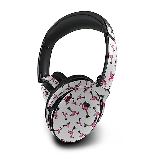 Image of MightySkins Skin Compatible with Bose QuietComfort 45 Headphones - Cool Flamingo | Protective, Durable, and Unique Vinyl Decal wrap Cover | Easy to Apply, Remove, and Change Styles | Made in The USA