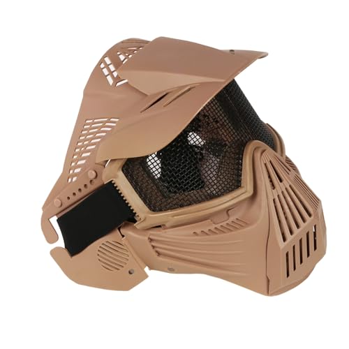 Masque intégral airsoft lunettes maille équipement tactique chasse