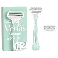Pack De 4 Lames Gillette Venus Smooth - Recharges Pour Rasoir Femme, Toute Douceur