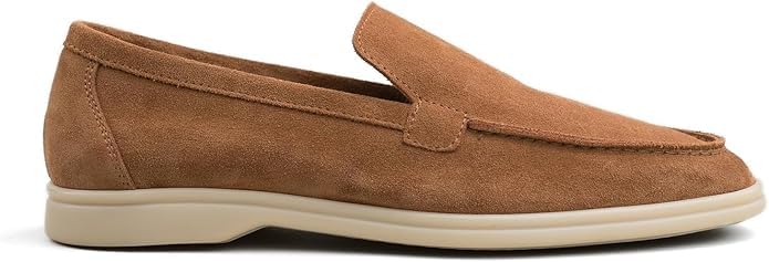 Herren-Mokassins aus Wildleder, Slip-Ons, Mokassins für Herren, Sommerkleidschuhe, leicht und atmungsaktiv, flache Loafer, lässig, zum Fahren und Spazierengehen, Oxford-Schuhe