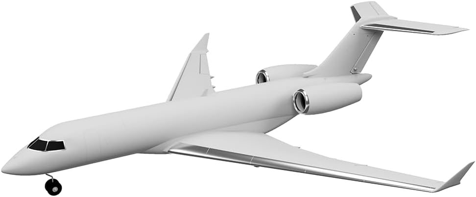 J-65 Twin 40mm EDF RC Airplane RC Business Jet PNP (Transmitter, Receiver or Battery NOT Included) (White)