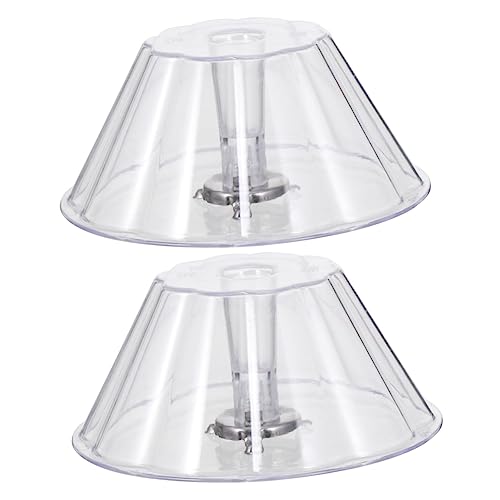 Yardenfun 2個プラスチック製レンジフード用オイルカップ 換気扇油受けボックス 耐久性設計 交換用アクセサリー